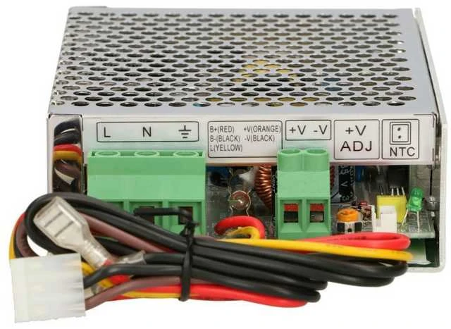 EXTRALINK SCP-50-24 maitinimo šaltinis su akumuliatoriaus įkrovikliu 27.6V 50W 24V