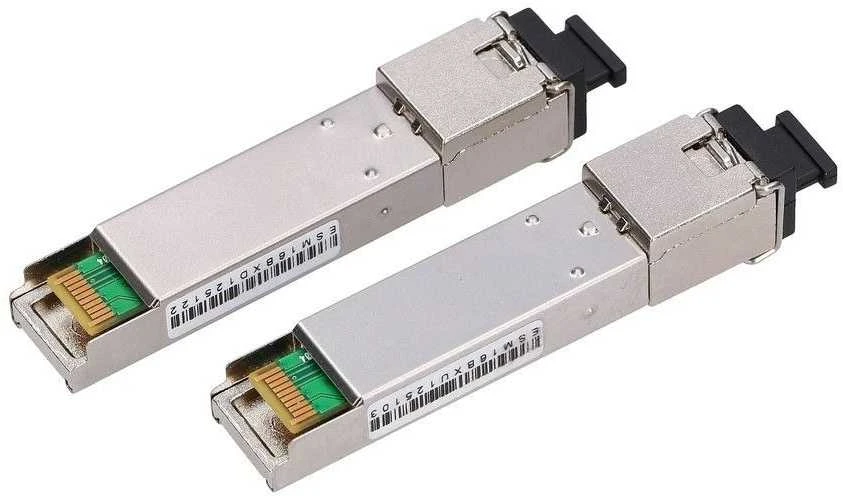 Šakotuvas „Extralink SFP 1.25G“ | Modulis SFP WDM | 1,25 Gbps, 1310/1550 nm, vienmodis, 20 km, SC, DOM, para