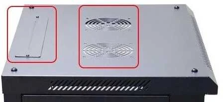 EXTRALINK 15U 600X450 sieninė spintelė ant stovo juodas