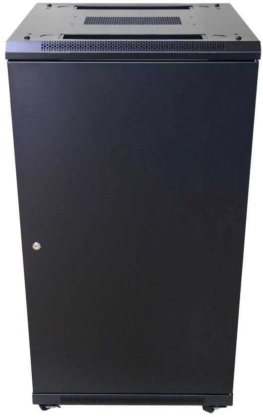 EXTRALINK 22U 600X600 stovima spintelė juodas