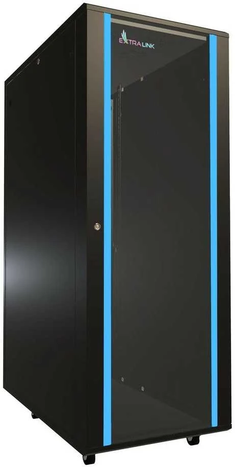 EXTRALINK 32U 600x1000 stovima spintelė juodas