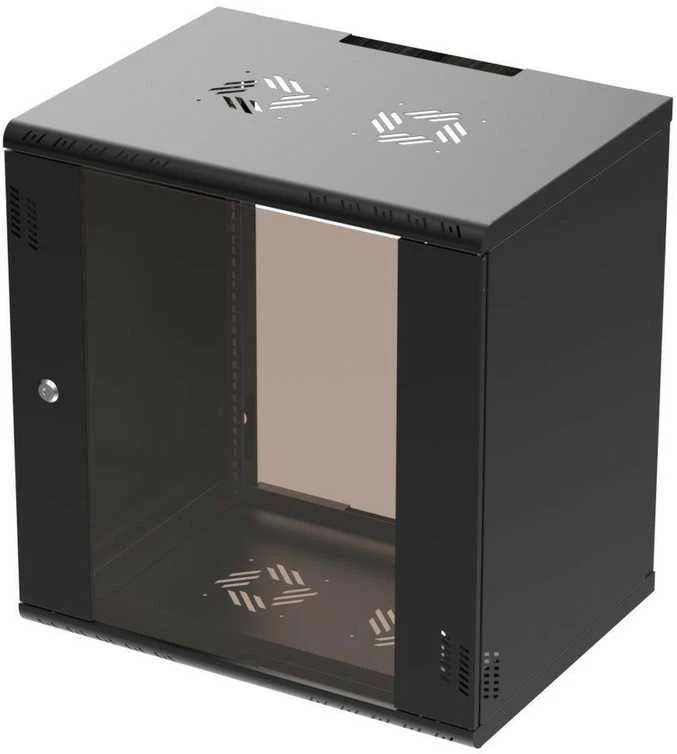Extralink Premium EX.39342 12U 600x450 Juoda | Spinta stovas | montavimas be įrankių, montuojamas ant sienos