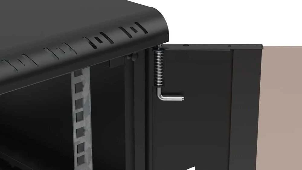 Extralink Premium EX.39342 12U 600x450 Juoda | Spinta stovas | montavimas be įrankių, montuojamas ant sienos