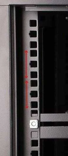 Extralink EX.7225-6U 600x450 Juoda | Spinta stovas | montuojamas ant sienos