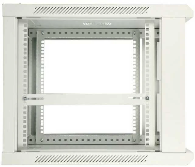 EXTRALINK 9U 600X600 ASP sieninė spintelė metalinių durų pilka