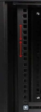 EXTRALINK 9U 600X600 19" RACK CABINET Juodas