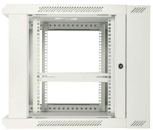 EXTRALINK 9U 600X600 AZH sieninė spintelė sūpynės tipo pilka