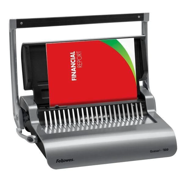 Plastikinių spiralių įrišėjas FELLOWES Quasar+ 500''