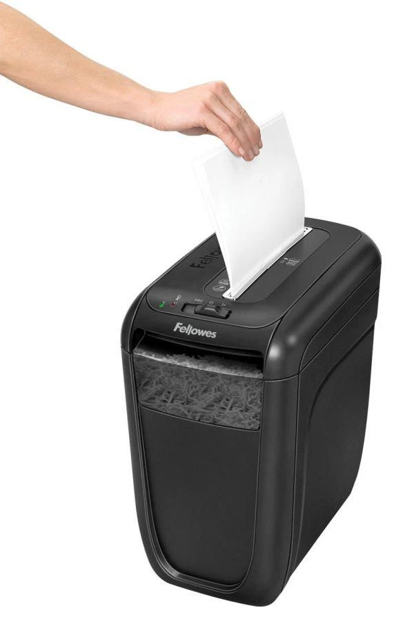 Fellowes Powershred | 60Cs | Juodas | 22 L | Kreditinių kortelių smulkinimas | 75 dB | Popieriaus apdorojimo standartas / išvestis 10 lapų per eigą | Skersinis smulkintuvas | Garantija 24 mėn.