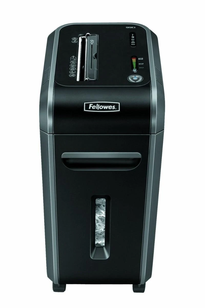 Fellowes Powershred | 99Ci | Juodas | 34 L | Kompaktinių diskų smulkinimas | Kreditinių kortelių smulkinimas | Popieriaus apdorojimo standartas / išvestis 18 lapų per eigą | Skersinis smulkintuvas | Garantija 24 mėn.