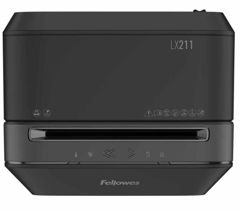 Fellowes MicroShred | LX211 | Juodas | Popieriaus smulkinimas | Kreditinių kortelių smulkinimas | Tradicinis