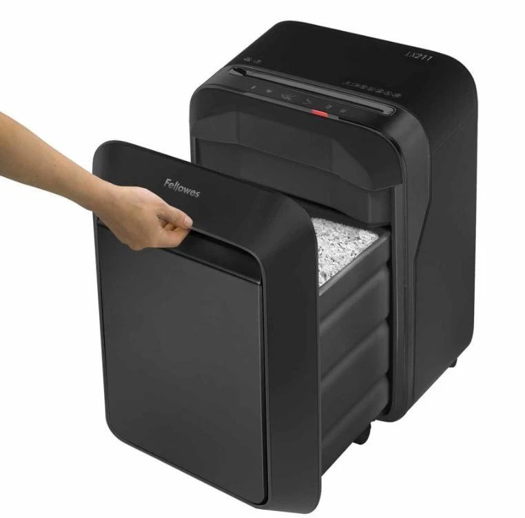 Fellowes MicroShred | LX211 | Juodas | Popieriaus smulkinimas | Kreditinių kortelių smulkinimas | Tradicinis