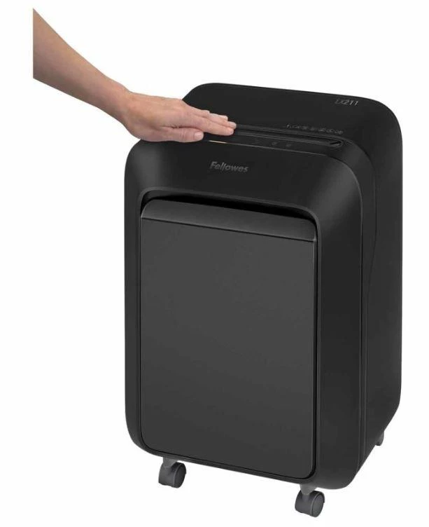 Fellowes MicroShred | LX211 | Juodas | Popieriaus smulkinimas | Kreditinių kortelių smulkinimas | Tradicinis