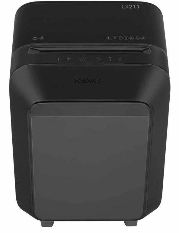 Fellowes MicroShred | LX211 | Juodas | Popieriaus smulkinimas | Kreditinių kortelių smulkinimas | Tradicinis