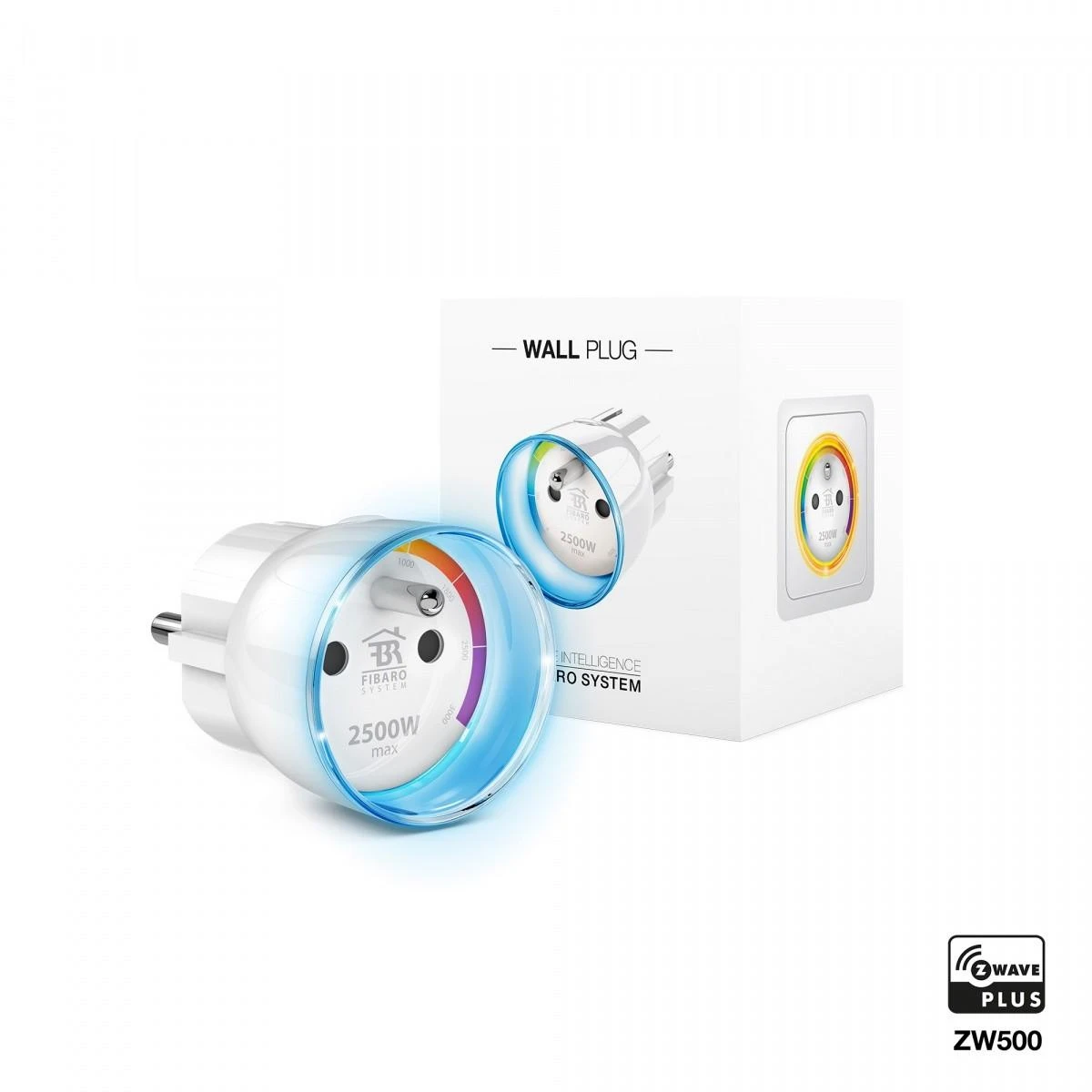 Fibaro | Sieninis kištukas | Z-Wave | Baltas