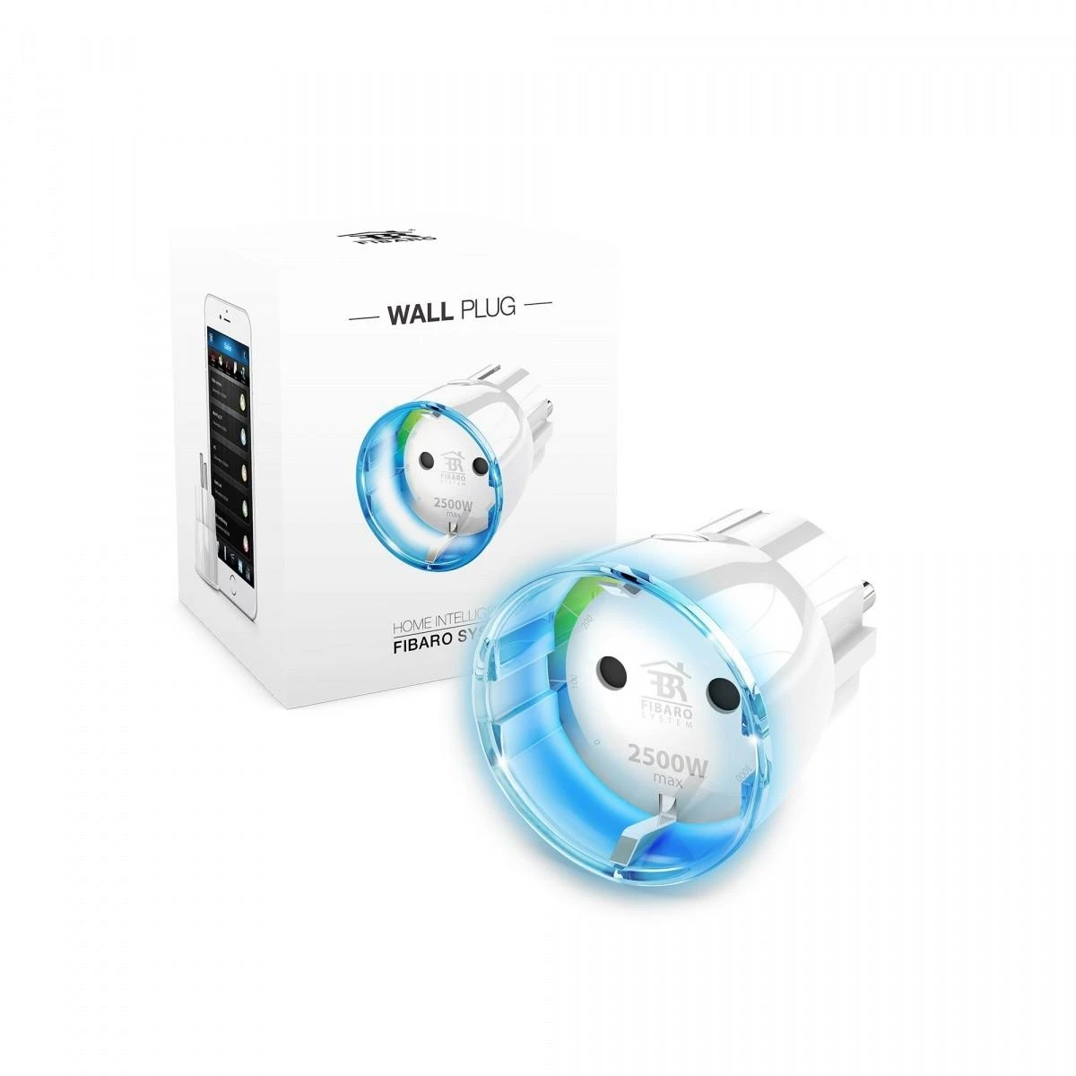 Fibaro | Sieninis kištukas | Z-Wave | Baltas