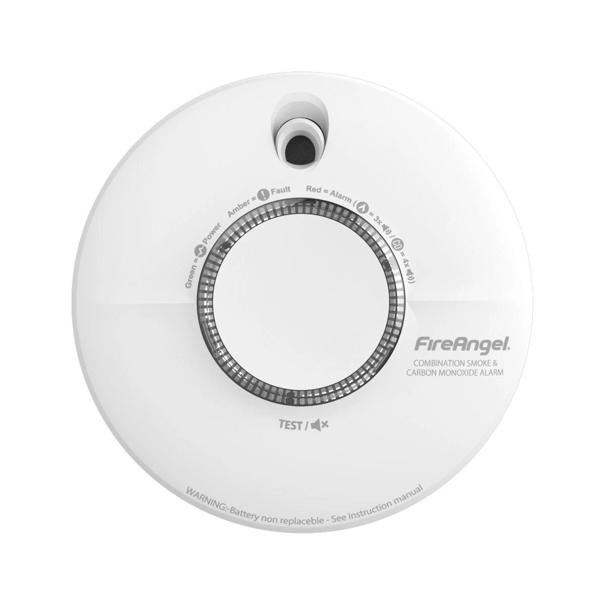 Anglies monoksido ir dūmų jutiklis FireAngel SCB10-INT (baltos spalvos)