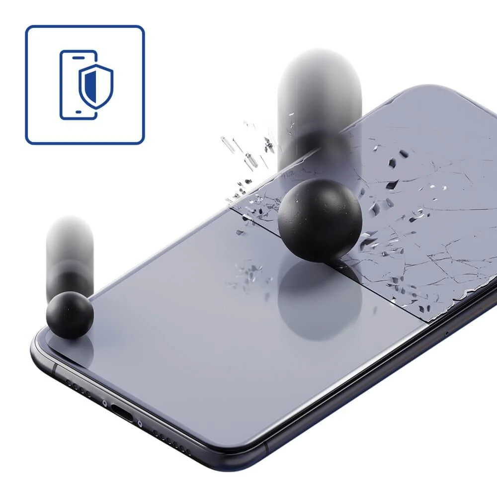 3MK FlexibleGlass skirtas iPhone 12 Mini, hibridinis stiklas, skaidrus, skaidrus ekrano apsauginis sluoksnis