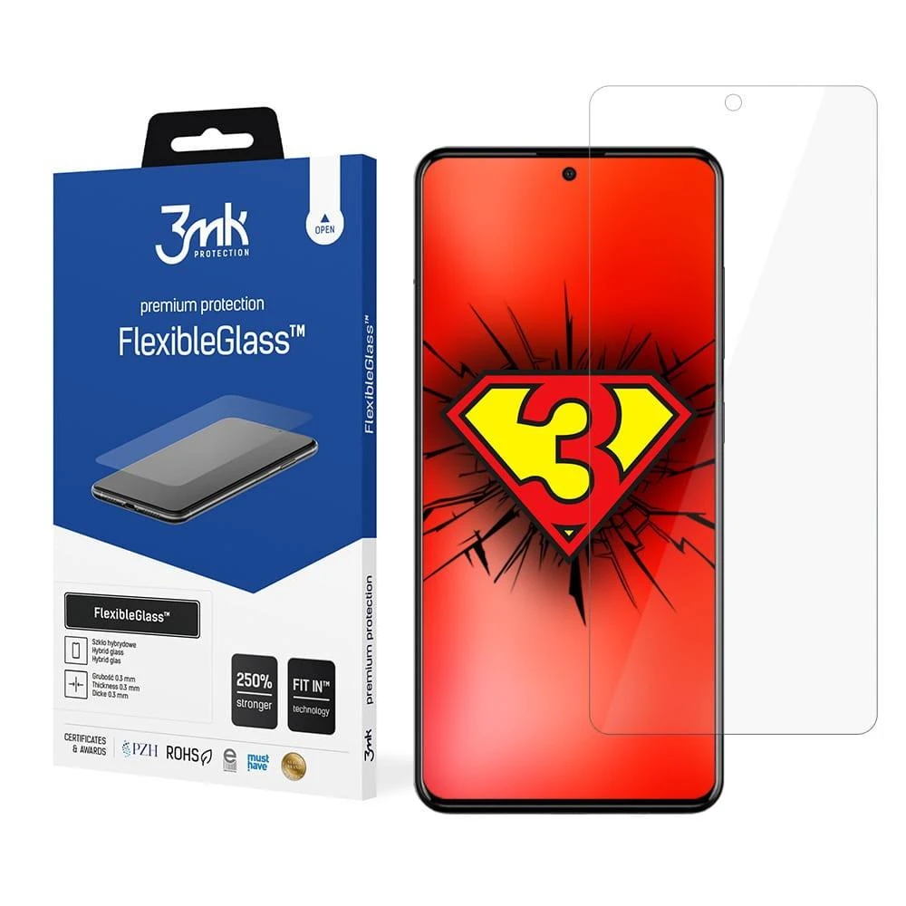LCD apsauginė plėvelė 3mk Lankstus stiklas Samsung A525 A52 4G/A526 A52 5G/A528 A52s 5G