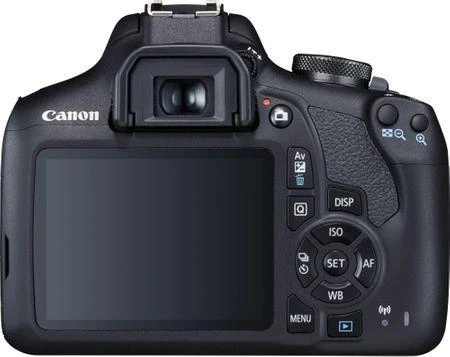 Canon EOS 2000D BK kamera + 18-55 IS EU26 VUK objektyvas + Krepšys + 16GB SD kortelė 2728C013