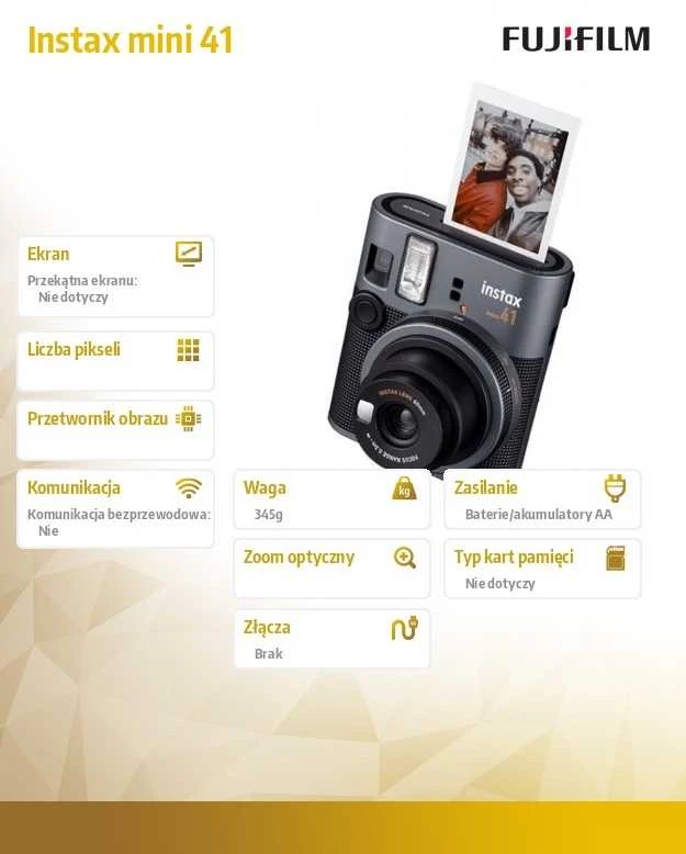 Fujifilm Momentinis fotoaparatas instax mini 41; INSTAX MINI 41 PH EX D