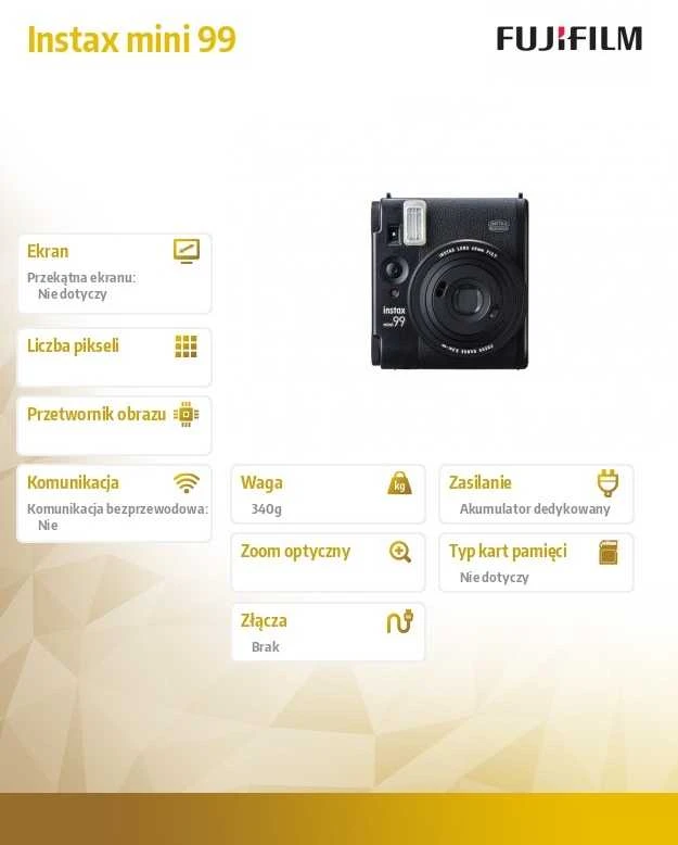 Fujifilm Momentinis fotoaparatas instax mini 99 Juodas