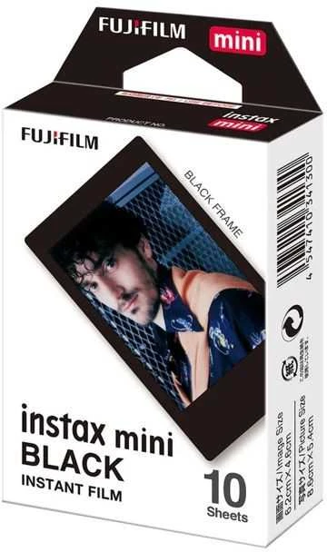 Fotojuostos Fujifilm Instax Mini. Juodos