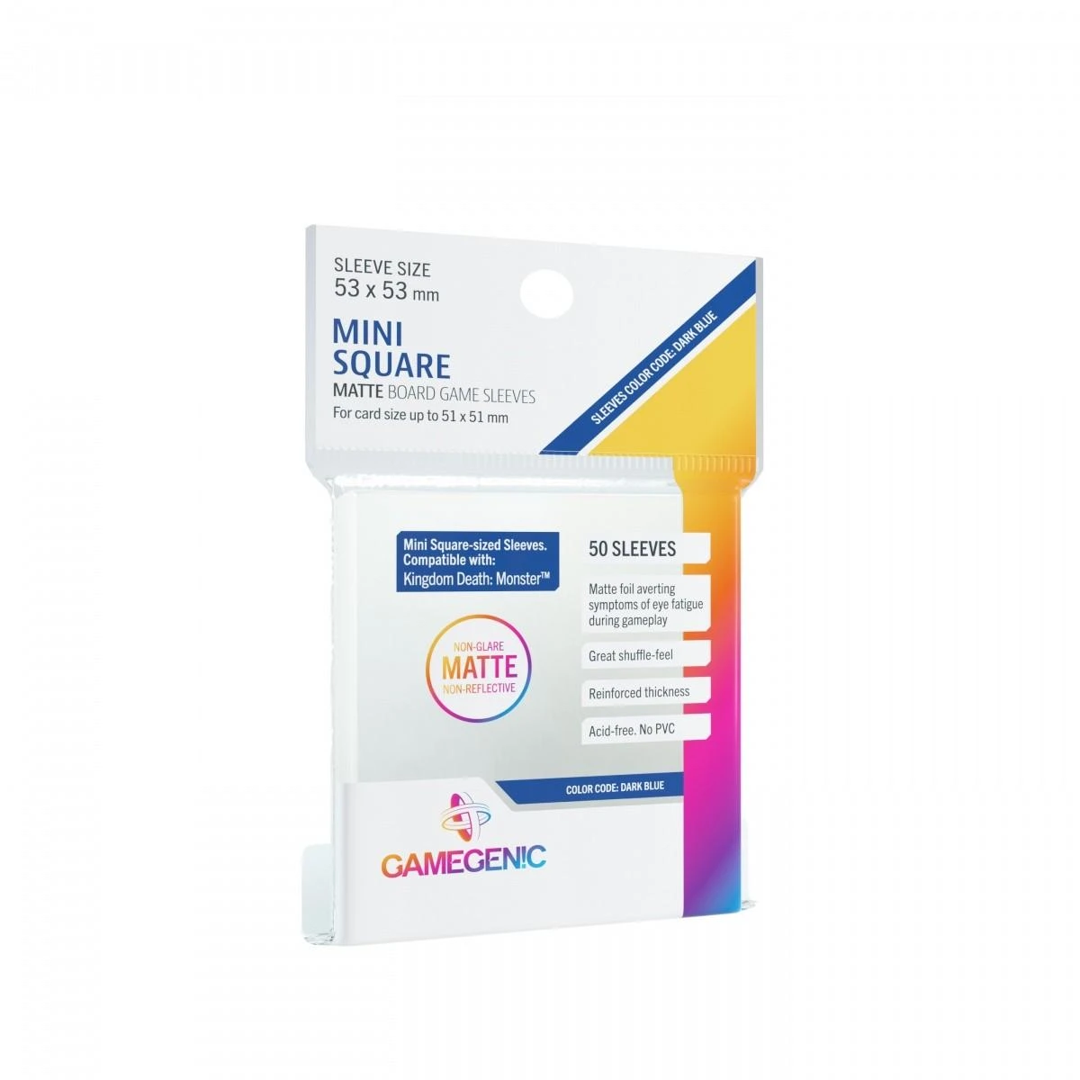 Gamegenic Matte stalo žaidimų rankovės – Mini Square