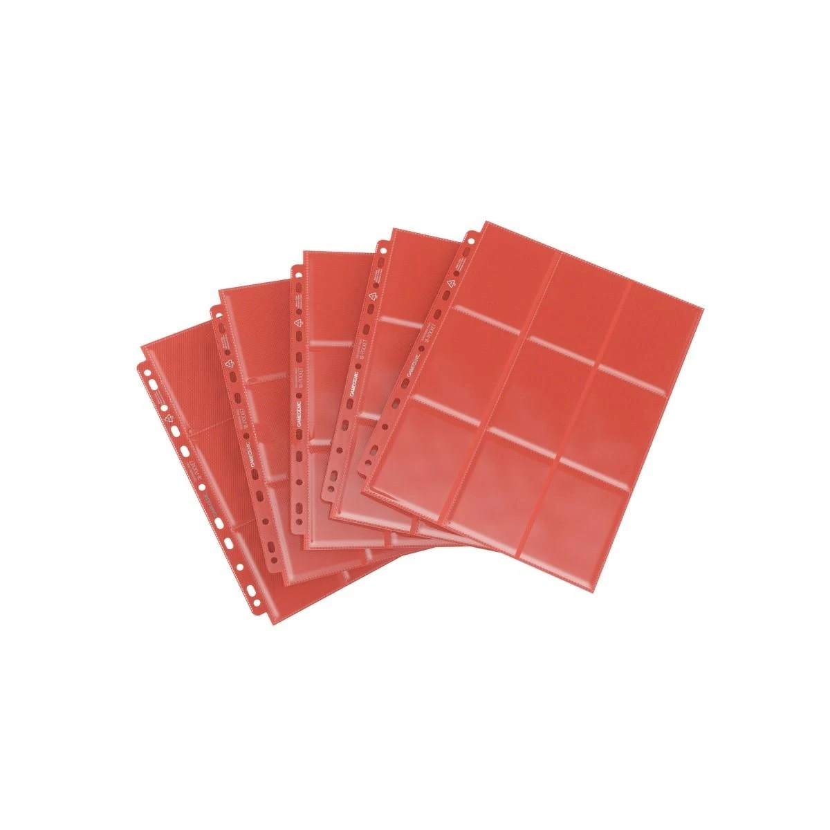 Rebel Gamegenic:18-Pocket Pages Sideloading-Raudona(50szt)
