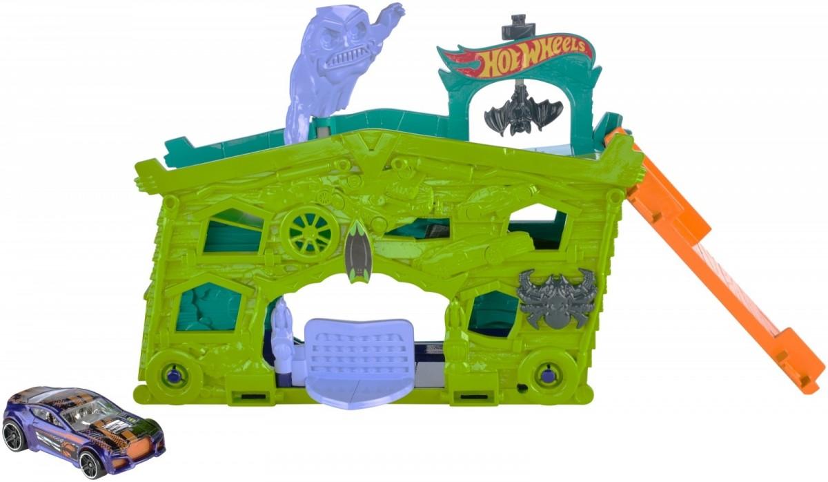 Mattel Žaislinis Hot Wheels garažas vaiduoklių tema FJN38