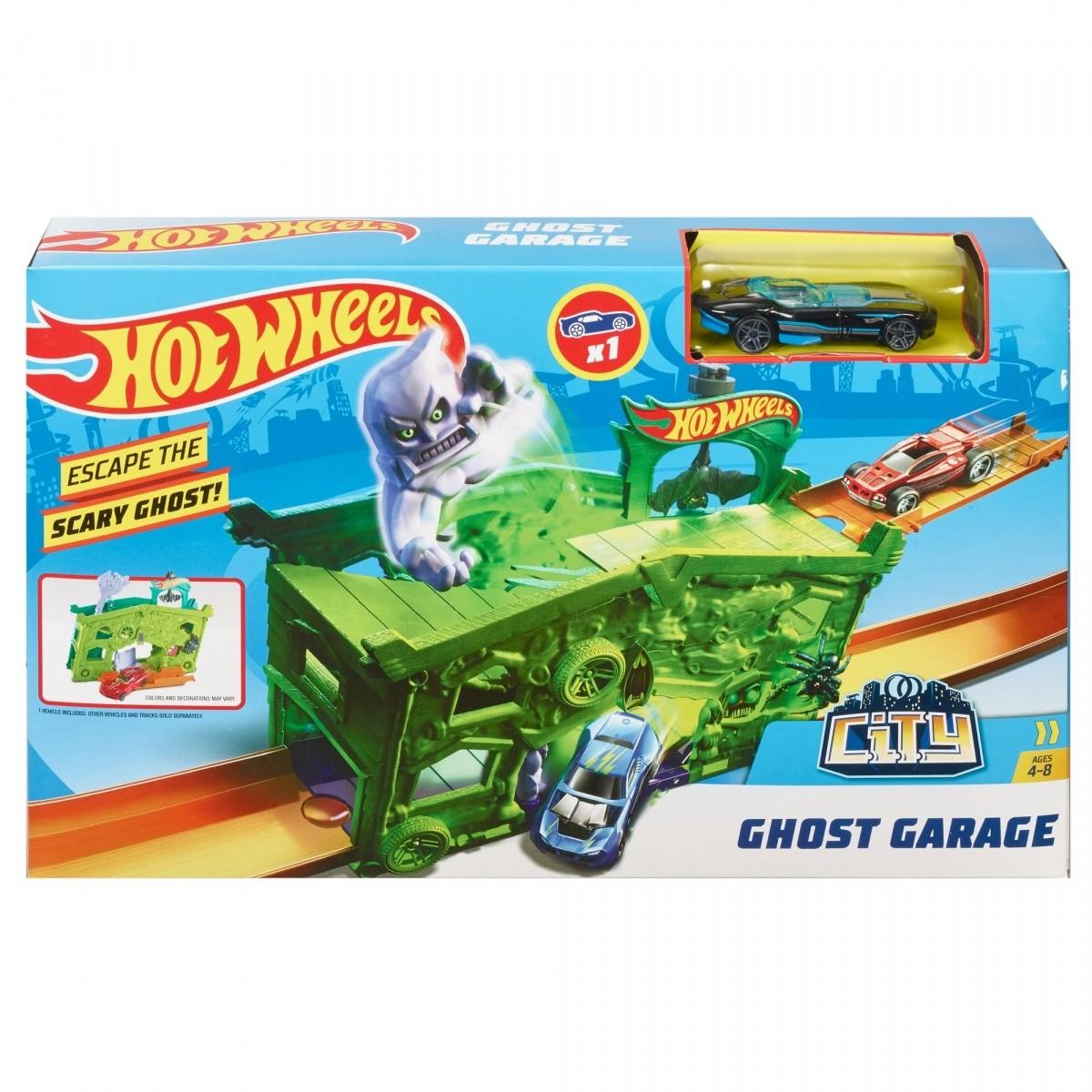 Mattel Žaislinis Hot Wheels garažas vaiduoklių tema FJN38