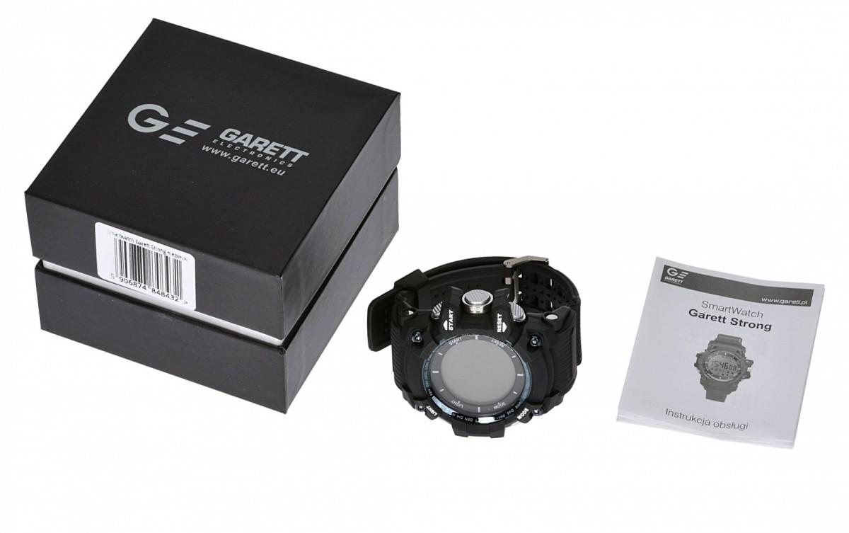 Garett Electronics Strong sportinis laikrodis Juoda Bluetooth Žema kaina | Varle.lt