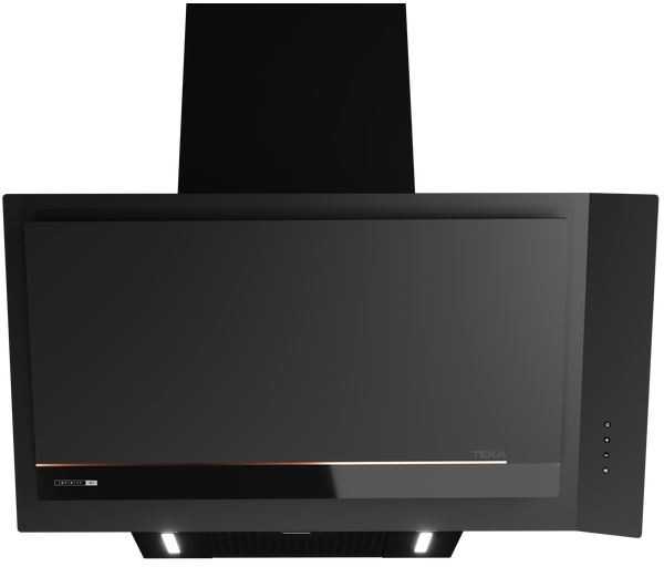 Teka DVI 88 Infinity G1 Tvirtinamas prie sienos Juoda 738 m³/h