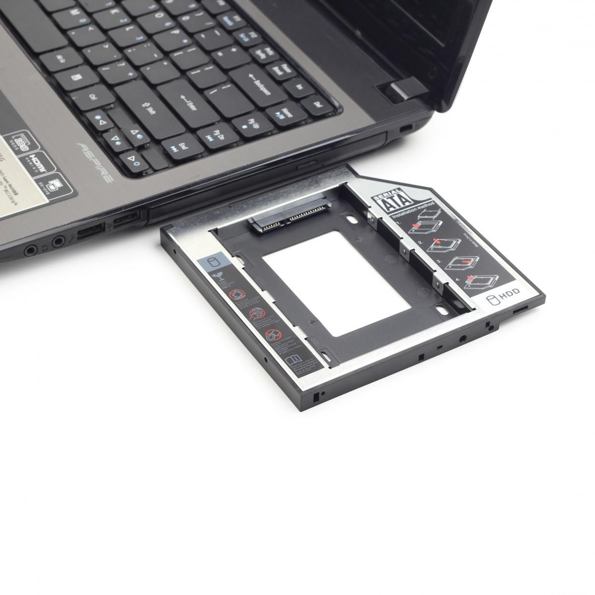 GEMBIRD MF-95-01 plonas tvirtinimo rėmas SATA 25" diskui į 5,25" lizdą