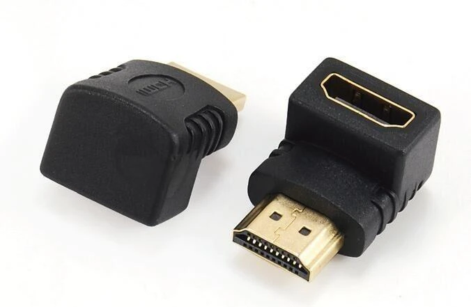 HDMI 90 laipsnių adapteriai, pora