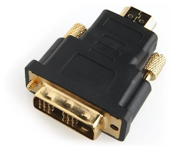 HDMI į DVI adapteris su paauksuotomis jungtimis