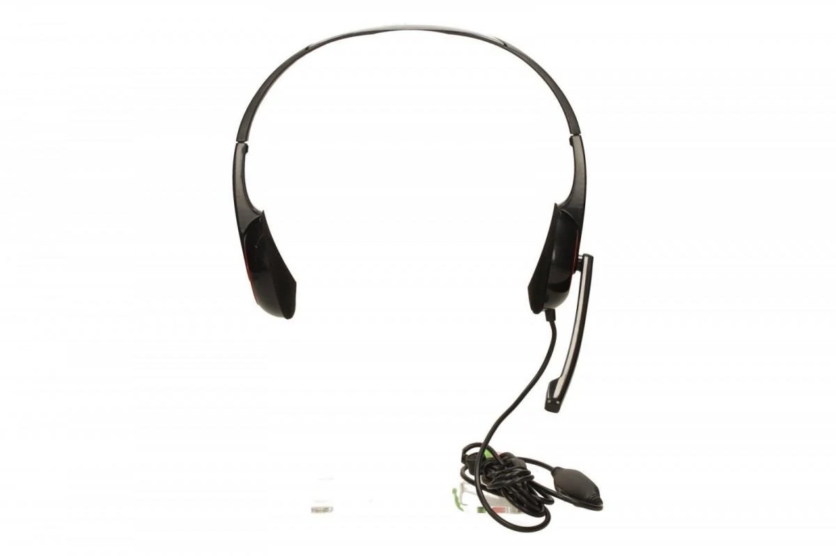 Gembird | MHS-002 Stereo ausinės | Su mikrofonu | 3.5 mm | Juodas/Raudona