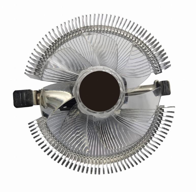 GEMBIRD CPU aušinimo ventiliatorius Huracan X40 9 cm 55W mėlynas LED 4 kontaktų