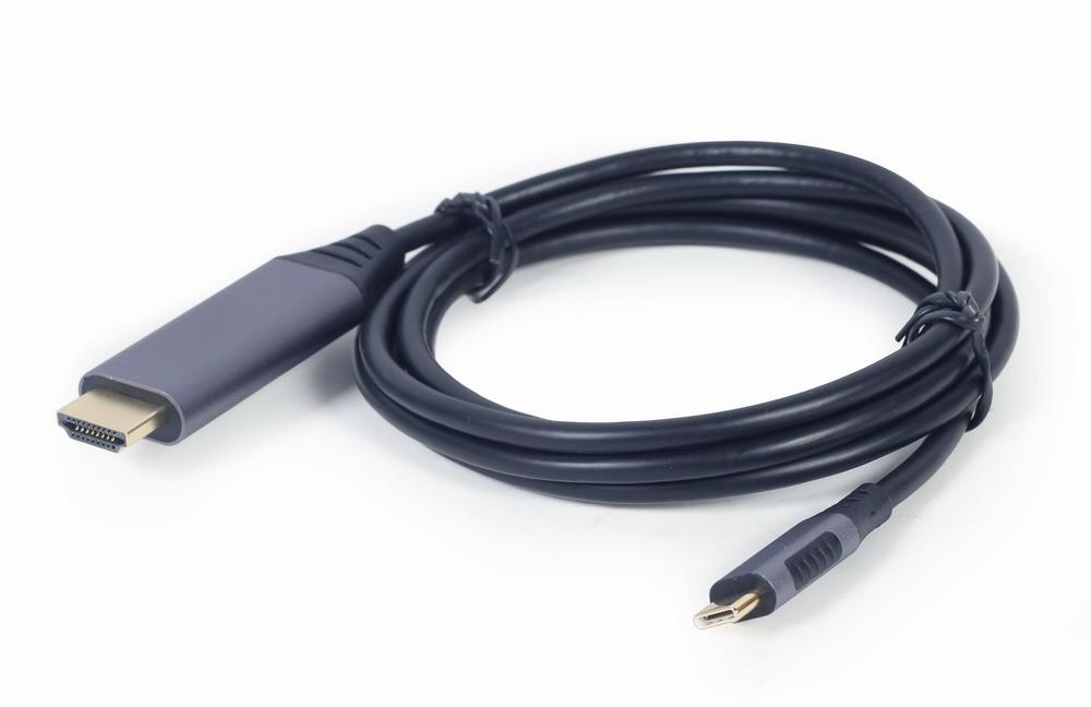 GEMBIRD CC-USB3C-HDMI-01-6 USB Type-C į HDMI ekrano adapterio kabelis space pilkas 1,8m