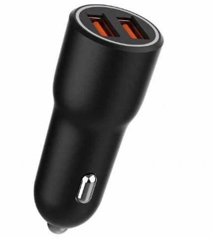 Gembird TA-UC-A2QC36-CAR-01 2x USB QC3.0 36W juoda