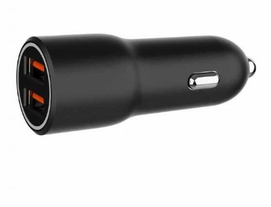 Gembird TA-UC-A2QC36-CAR-01 2x USB QC3.0 36W juoda