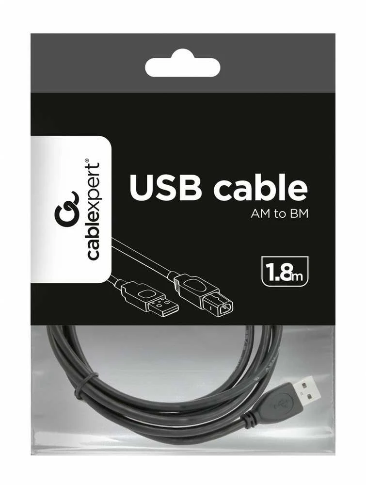 Laidas CABLE USB2 AM-BM 1.8M/CCP-USB2-AMBM-6 GEMBIRD