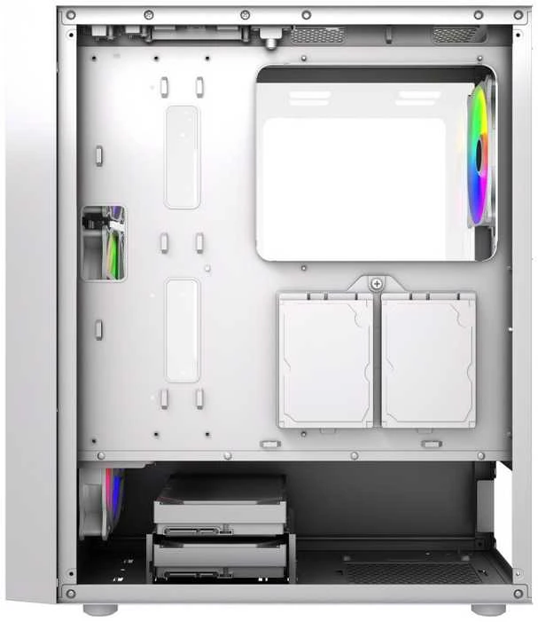 GEMBIRD kompiuterio dėklas Fornax 4300W ATX - ARGB Backlight Baltas