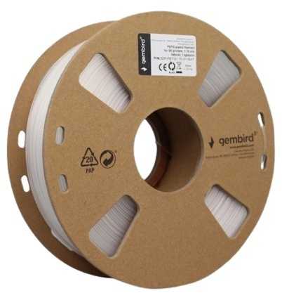 Gembird <p>3D PETG spausdintuvo siūlelis / 1,75 mm / 1kg / natūralus</p>