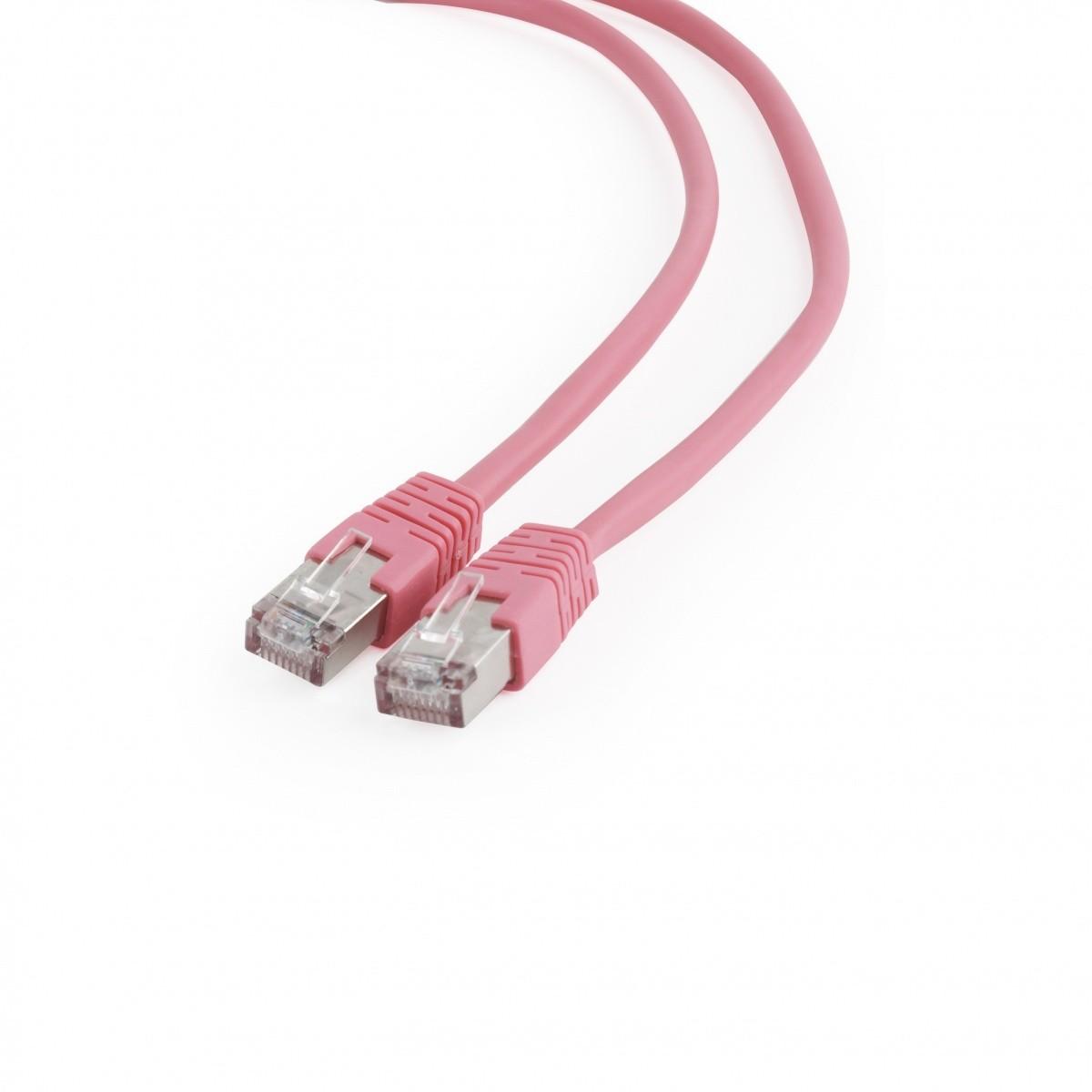 GEMBIRD PP6-3M/RO Gembird patchcord RJ45, kat. 6, FTP, 3m, rožinė