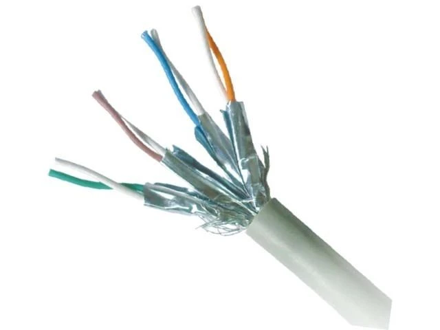 GEMBIRD PP6A-LSZHCU-0,25M Gembird patchcord RJ45, kat. 6A,SFTP, LSZH, 0,25m, pilka