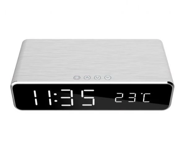 GEMBIRD DAC-WPC-01-S skaitmeninis žadintuvas su belaidžio įkrovimo funkcija