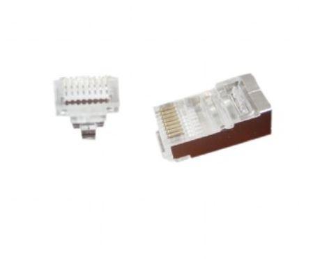 GEMBIRD LC-PTF-01/50 Gembird Universalus praėjimo modulinis FTP kištukas 8P8C, 50 vnt., tvirtas ir suvytas
