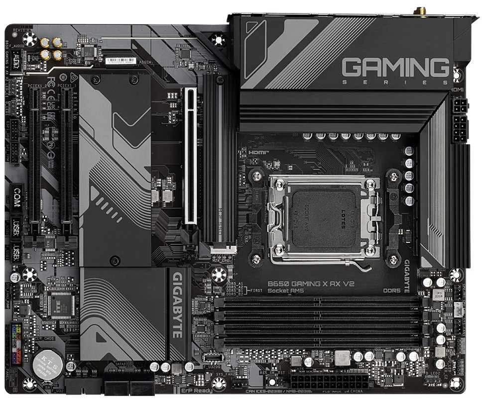 Pagrindinė plokštė GIGABYTE B650 GAMING X AX V2 AM5 4xDDR5 4xSATA 3xM.2