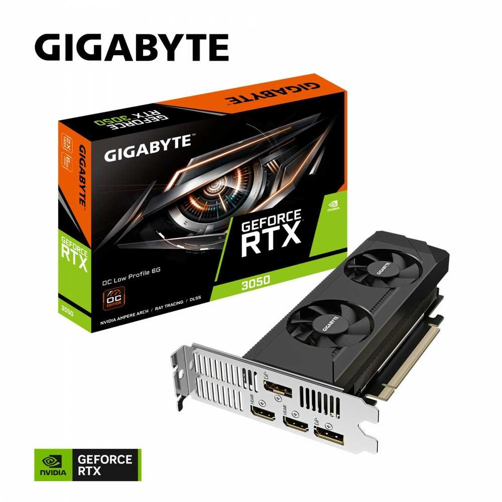 Vaizdo plokštė GIGABYTE GeForce RTX 3050 OC LP 6GB